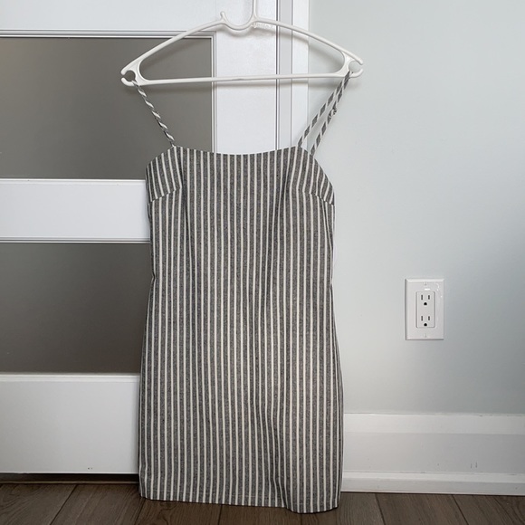 NWT Princess Polly striped grey dress - Picture 2 of 5